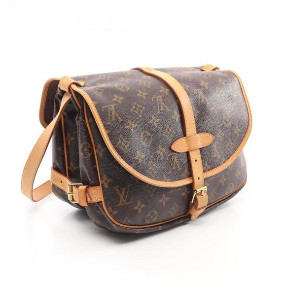 LOUIS VUITTON Brown Monogram Leather Shoulder Bag - Picture 2 of 11